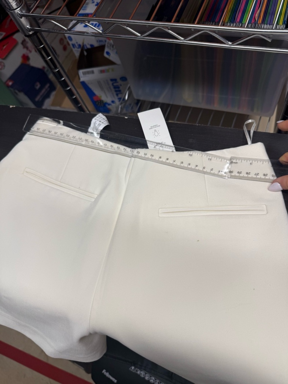 Zara Cream Skort - Picture 7 of 7